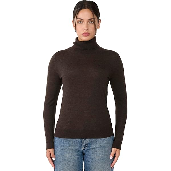 JENNIE LIU Womens 3-ply Cashmere Crewneck Sweater | Winter Cozy