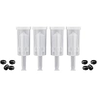 GLIDESTORE 3-Piece Airlock for Fermentation with Silicone Grommets, Airlocks Kit For Preserving, Brewing, Making Wine…