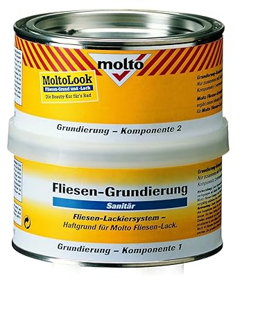 Molto Fliesengrundierung 2 K, 250ml in weiss