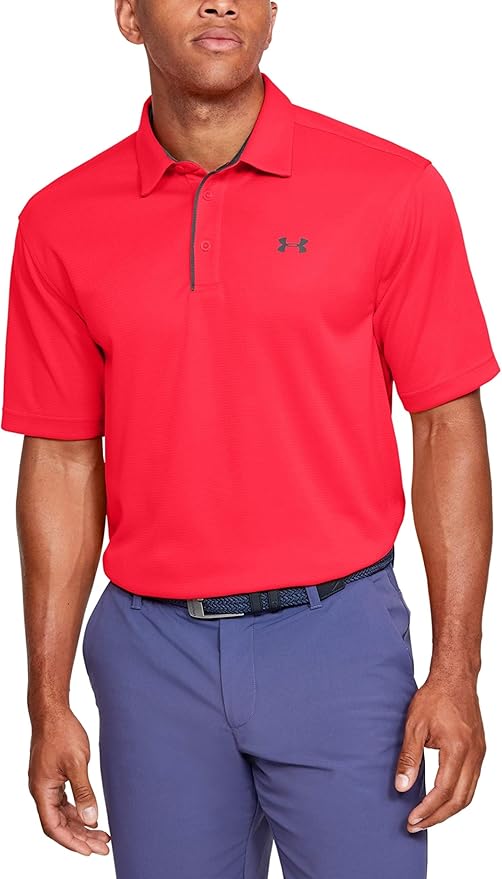 Under Armour Men's Tech Golf Polo T-Shirt, Beta (628)/Pitch Gray, 2X-Large Tall: Amazon.co.uk 