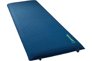 Therm-a-Rest LuxuryMap Self-Inflating Foam Camping Sleeping Pad, Regular - 20 x 72 Inches, Poseidon Blue