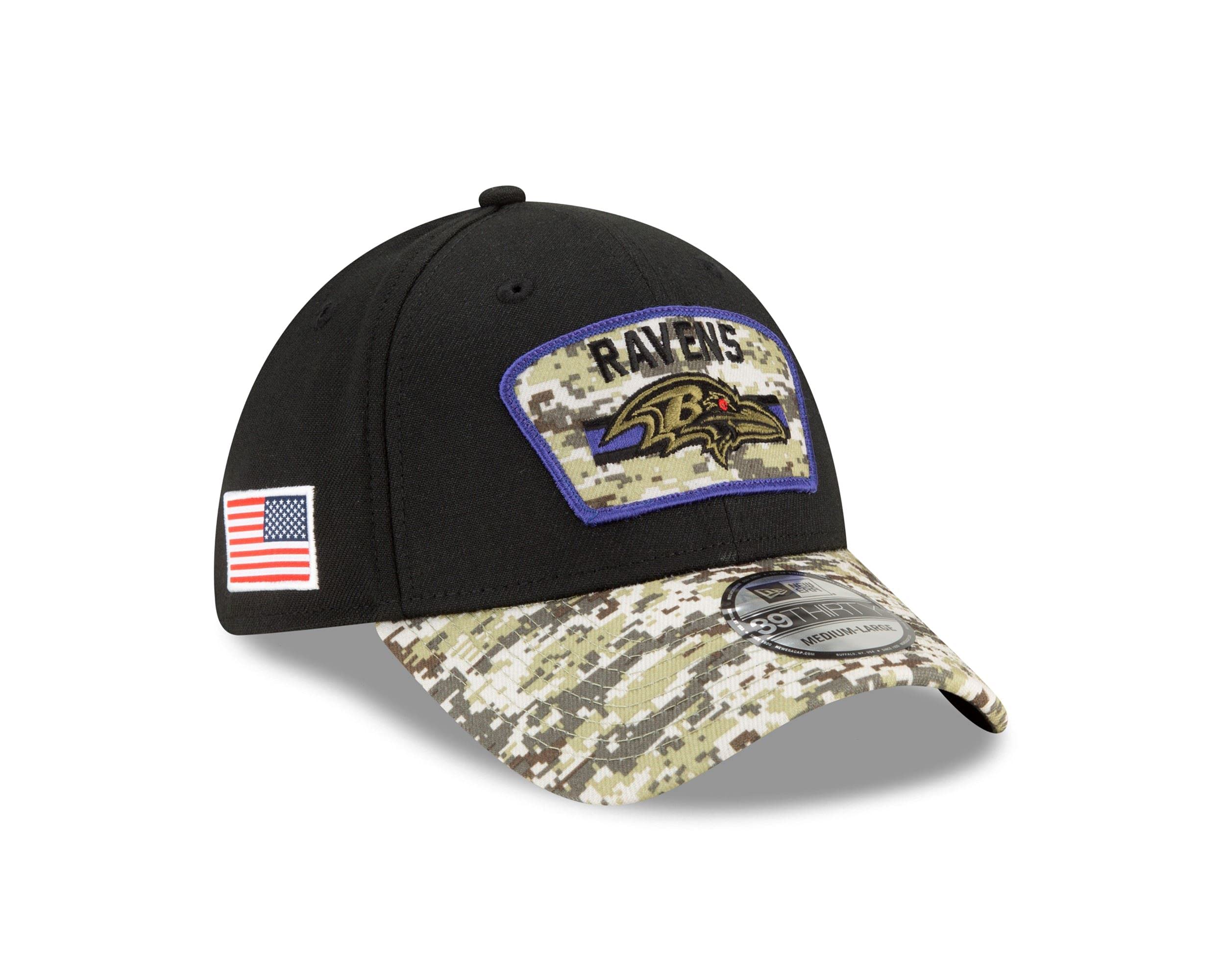 New Era 39Thirty Cap Salute to Service Baltimore Ravens - S/M