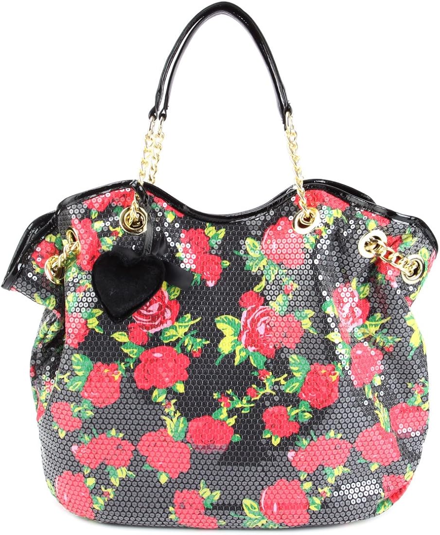 betsey johnson sequin bag
