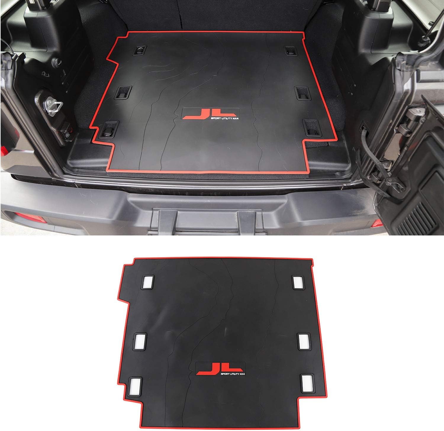 JL Cargo Liner Trunk Mats Heavy Duty Rubber All Weather
