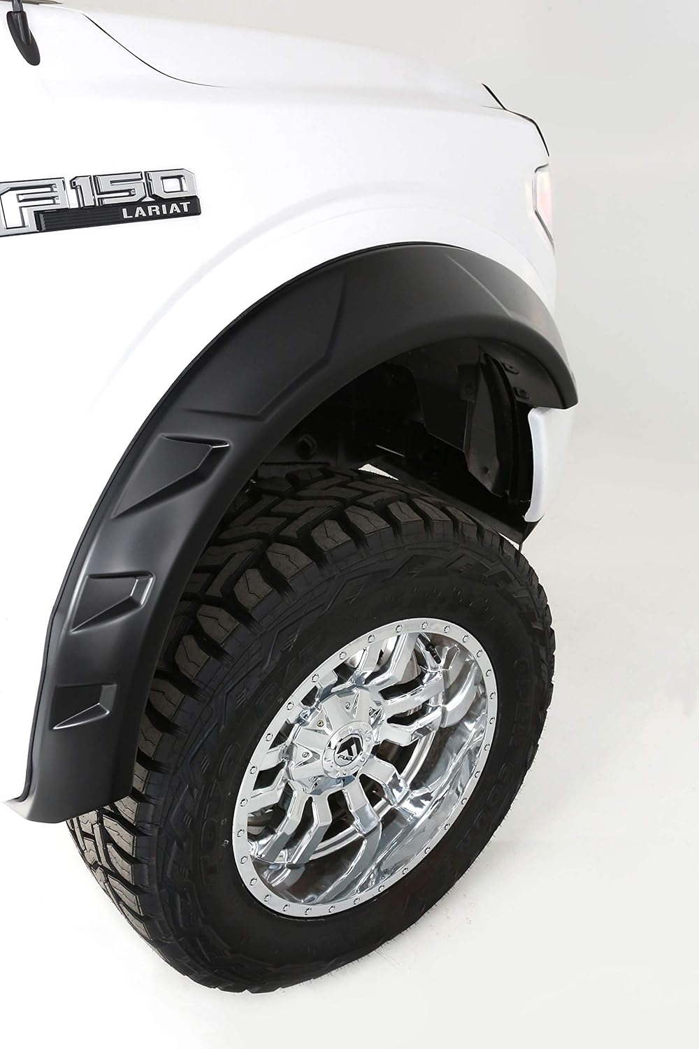 fender flares for ford f250 on Amazon Com Bushwacker 20958 02 Drt Style Fender Flares Front And Rear For 2018 2020 Ford F 150 Automotive