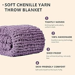 L'AGRATY Chunky Knit Blanket