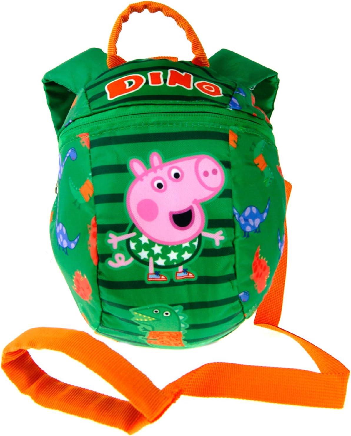 Peppa Pig or Backpack with Reins Green/Orange Amazon.co.uk Luggage