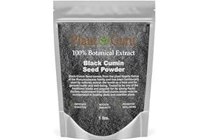 PLANT GURU Black Cumin Seed Powder Ground 16 oz. / 1 lb. - Nigella Sativa - Kalonji 100% Pure Natural Herb Spice.