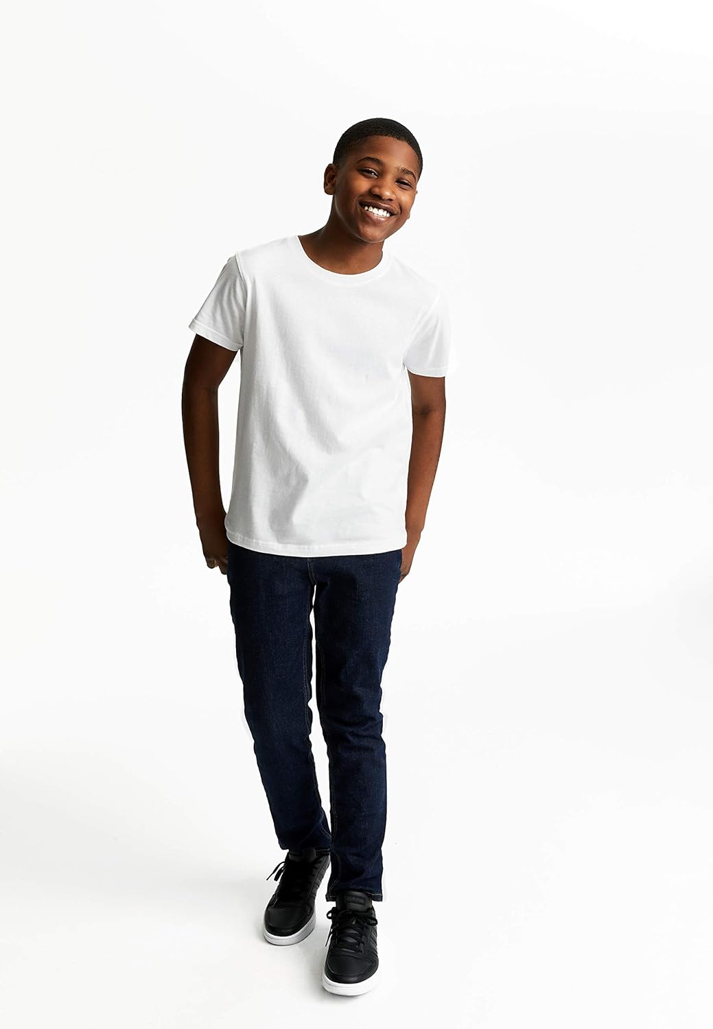 French Toast Boys' Short Sleeve Crewneck Tee: Clothing
