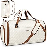 Convertible Garment Bags for Travel - Carry on Garment Duffle Bag with Backpack Straps for Men Women, 4 in 1 Large Travel Duffel Bags with Shoes Compartment Hanging Suit Dress Weekender Bag