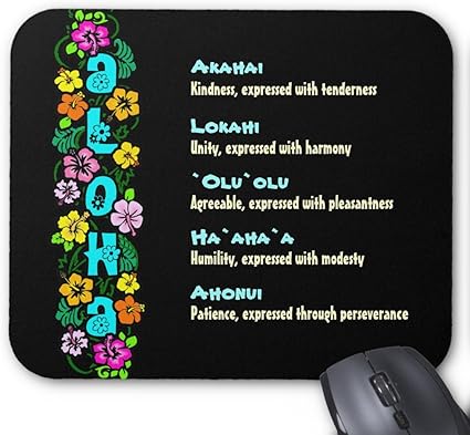 Amazon Co Jp Zazzleの意味alohaマウスパッド パソコン 周辺機器