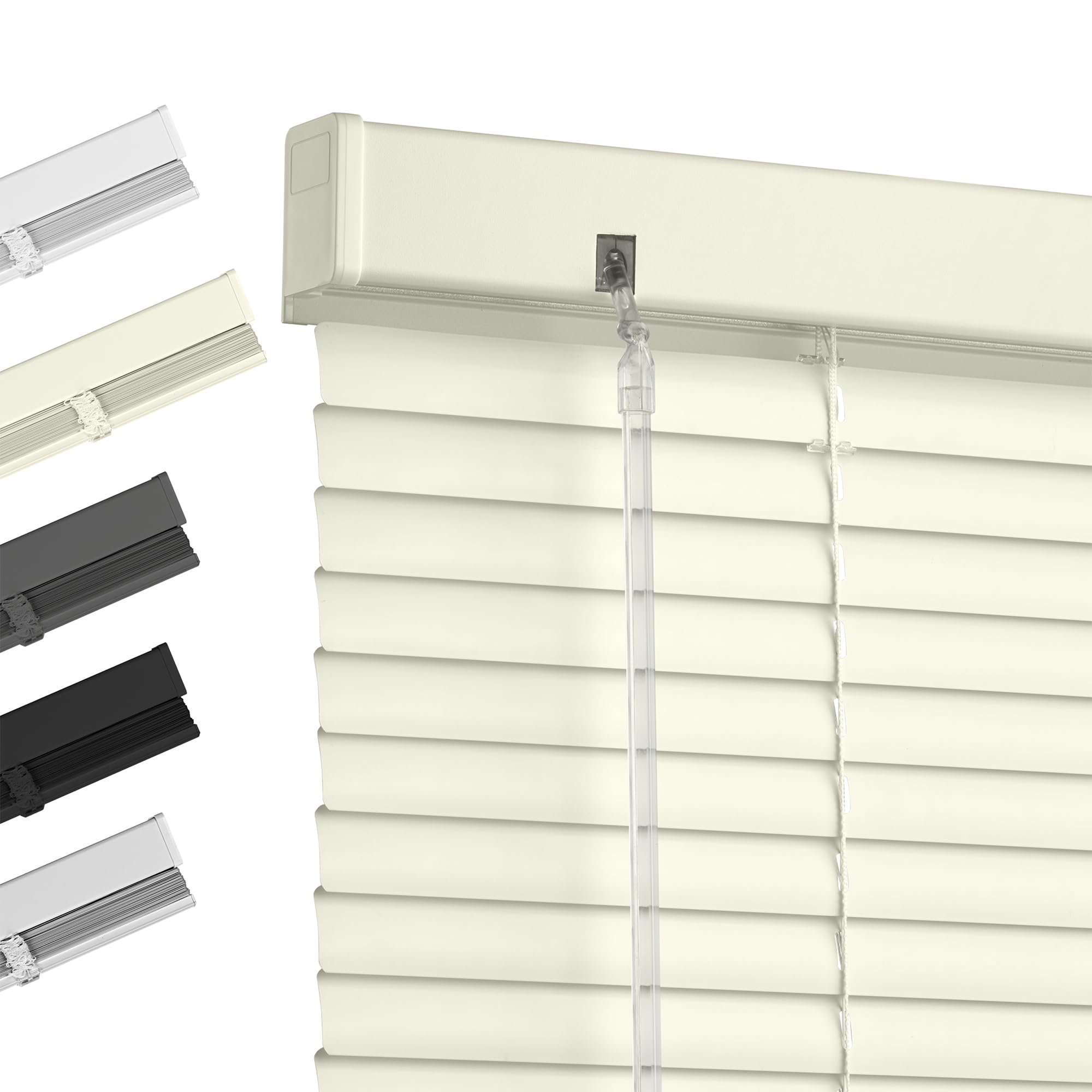 Boolegon Aluminum Mini Blinds Cordless Venetian