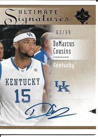 demarcus cousins autograph