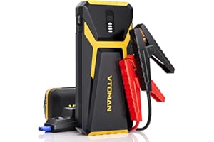 VTOMAN V10 3500A Jump Starter, Auto Battery Booster Power Pack, Portable Car Starter (9.5L Gas/7.5L Diesel Engine) 12V Lithiu