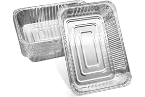 Matchwaves Grease Tray Liners for Ninja OG800/OG900 and FlexFlame Series, Grill Drip Pans for Ninja XSKTRYLRXL Woodfire Outdoor Grill & Smoker, 6" x 8.66" x 2", 20Pcs