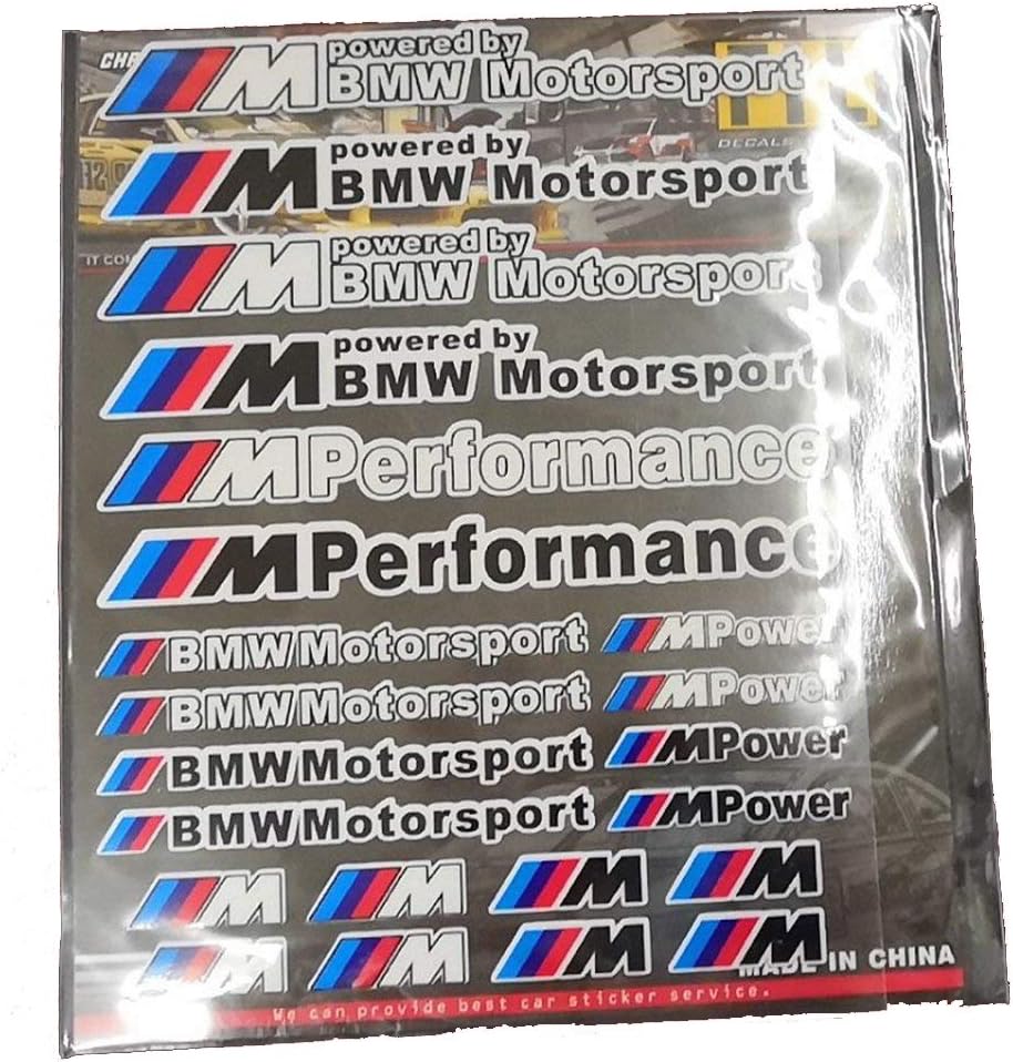 tcshamo M Performance Car Sticker Vinyl Decal For BMW Motorsport 14X17CM
