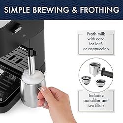 De'Longhi Stilosa Manual Espresso Machine, Compact