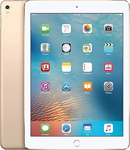 Apple iPad Pro Tablet MLMQ2LL/A 32GB WiFi 9.7in,Gold (Renewed)