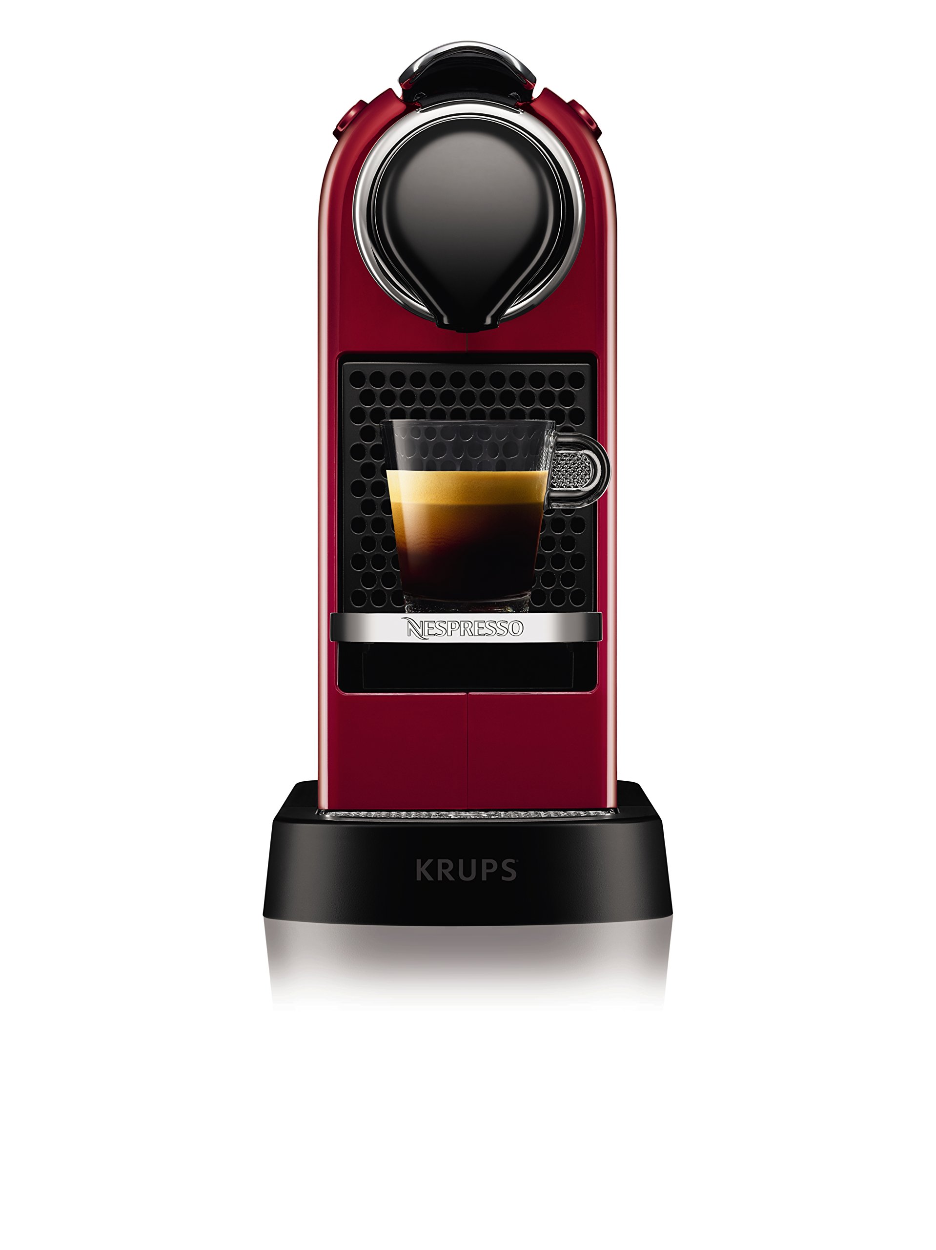 NESPRESSO KRUPS Citiz XN741540 Pod Coffee Machine-Red