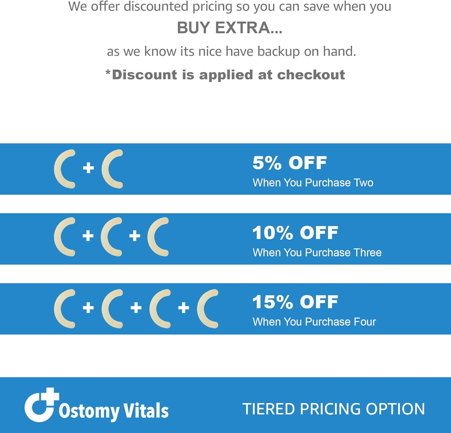 OstomyVitals Ostomy Barrier Tape | Ostomy Barrier Strips | Elastic Barrier Strips for Ostomy Bag | [Pack of 20]: Health & Personal Care