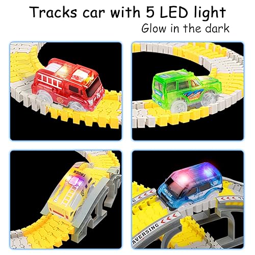 Tracks Cars Replacement Only Light Up Magic Cars for Tracks