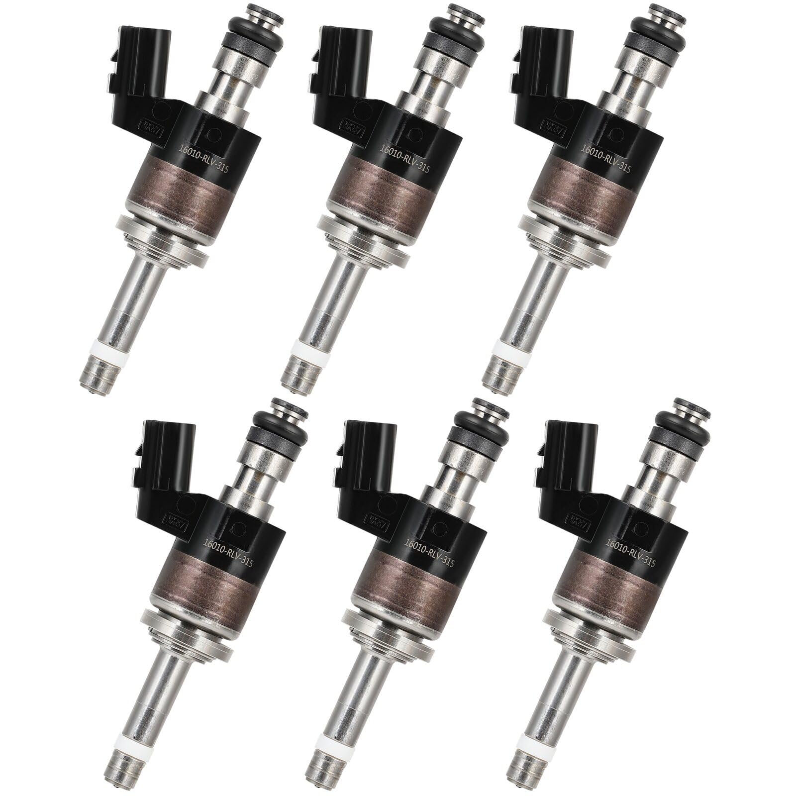 Photo 1 of 6 Holes ANGLEWIDE Fuel Injector Automotive engine Compatible with 2018-2019 for Honda Odyssey,2016-2020 for Honda Pilot,2017-2019 for Honda Ridgeline FJ1372 / 16010-RLV-315 6Pcs Fuel Injectors