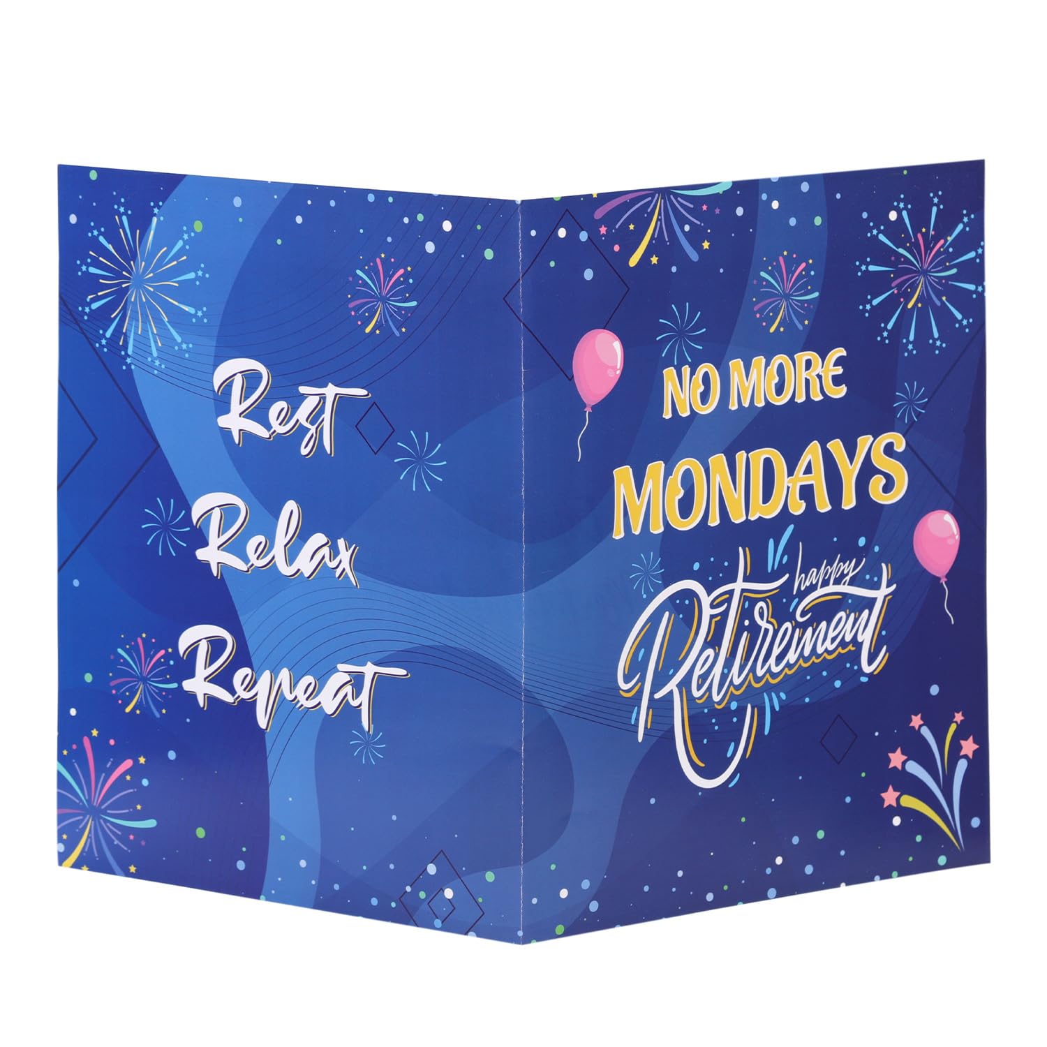 Large Retirement Card, 11x17.3in Jumbo Happy Farewell Greeting Signature Guest Book Oversized Going Away Card Giant No More Mondays Big Goodbye for Coworker Huge Colleague Leaving Gift Party Supplies