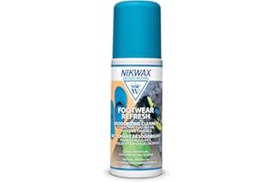 Nikwax Footwear Refresh, Cleaner for Active Footwear, Running Shoes, Sandals, Climbing Shoes, Insoles & Sneakers, 4.2 Fl Oz (