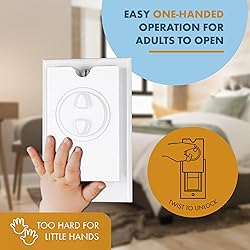 HomeStar Safety Light Switch Guard | Single Rocker