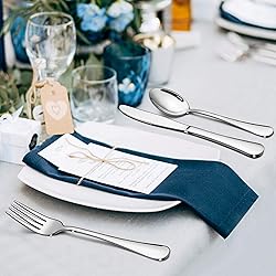 LIANYU Silverware Set, 23-Piece Flatware Set with