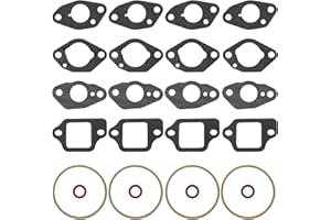 TNJPSEK 4 Sets 16010-883-015 Carburetor Bowl Gasket Kit for GCV160 GCV190 G150-400 GC135-190 HRX217 HRR216 F400K1 F500 WA20K1 WA30 E1500K4 E2500K4 Lawnmowers Tillers Water Pumps Generators
