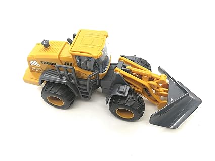 Vortex Toys JCB Bulldozer Earth Mover Toy for Kids (V-Plow Attachment)