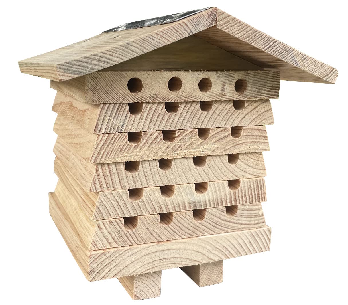 Wooden Solitary Bee Hive Habitat Interactive Insect Hotel Bug Box Hotel