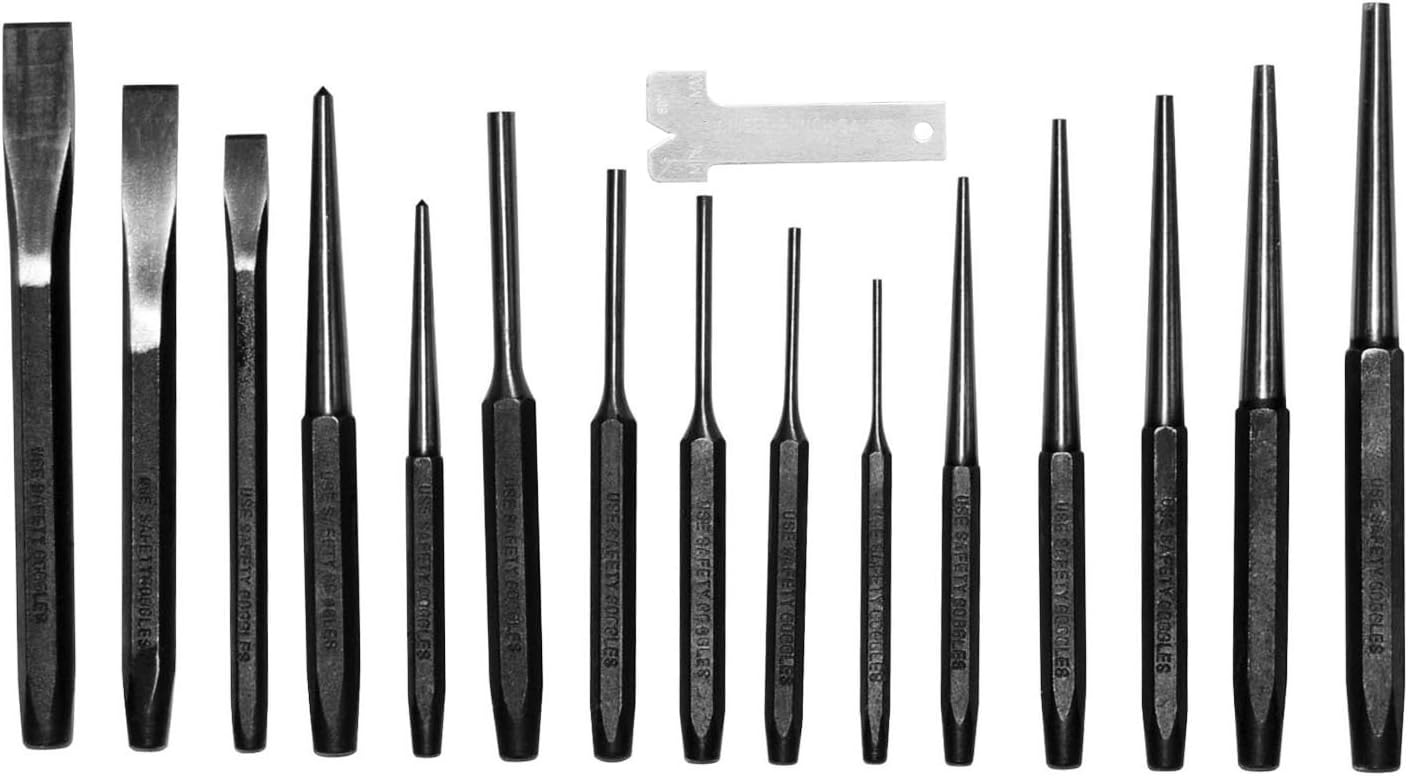 OEMTOOLS 25515Punch and Chisel Set, 16-Piece