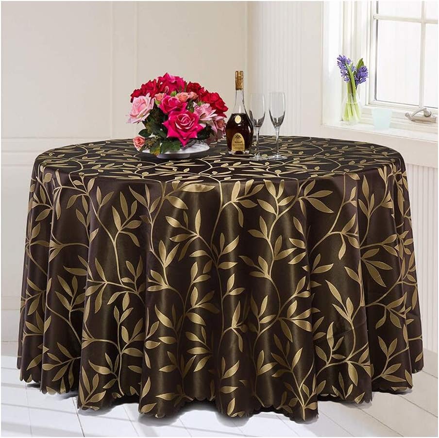 JSZMD Round Table Hotel Tablecloth Fabric Banquet Wedding Tablecloth