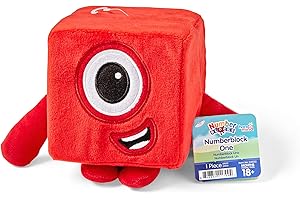hand2mind Numberblocks Number One Plush, Numberblocks Plush, Numberblocks Toys, Cute Plushies, Plush Toys, Cute Stuffed Anima
