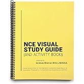 NCE Visual Study Guide &amp; Activity Book by Lindsay Braman - Spiral-Bound Test Prep for National Counselor Exam &amp; CPCE - Illustrated Interactive Studying to Engage Creative, Neurodiverse, &amp; ADHD Minds.