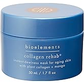 Bioelements Collagen Rehab - 1.7 fl oz - Face & Lip Mask for Aging Skin - Creates Instant Dewiness + Improves Fine Lines & Wrinkles - Vegan, Gluten Free - Never Tested on Animals