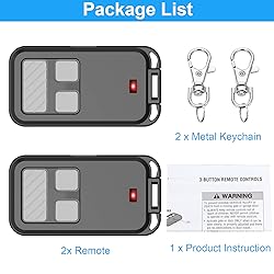 890MAX Garage Door Opener Remote, 2 Replacement for