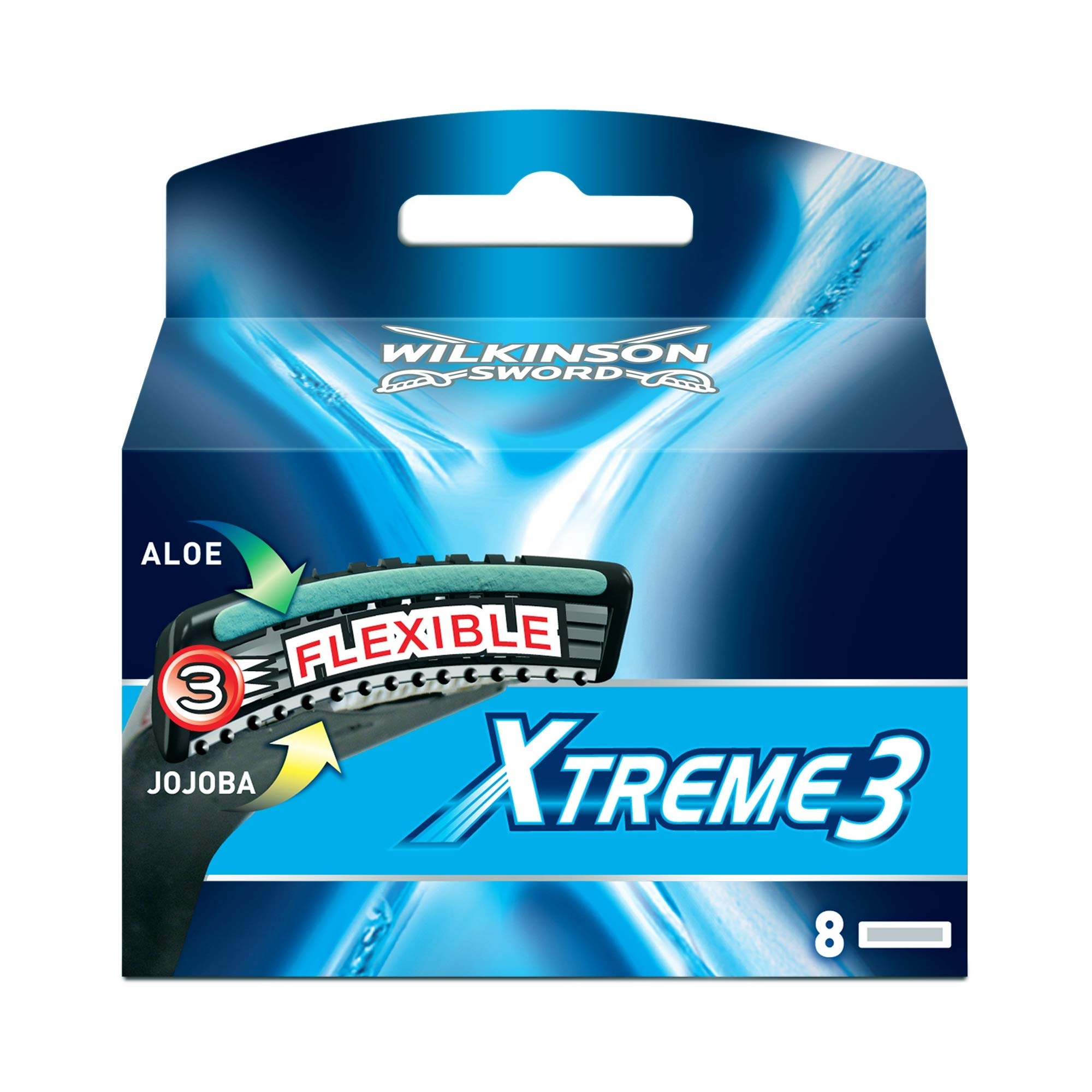 Wilkinson Sword Xtreme 3 Men's Razor Blade Refills x 8