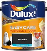 Dulux Easycare Washable Matt Rich Black 2.5 L Interior Paint view 2