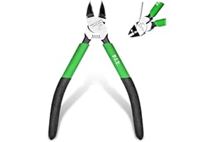 P.I.T. Wire Cutters, 6.5 Inch Ultra Sharp Flush Side Cutters Heavy Duty Flush Cut Pliers for Electronics, Jewelry Making, Crafting, Plastic Gunpla Model Building, Precision Cutting Needs
