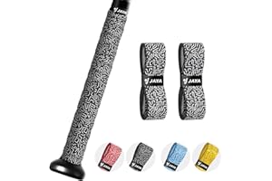 JAYA Bat Grip Tape Anti-Slip 1.2mm, Full Adhesive-Back Baseball Softball Cricket Batting Tape, Professional Feel Bat Wrap Tape for Handles, Set of 2