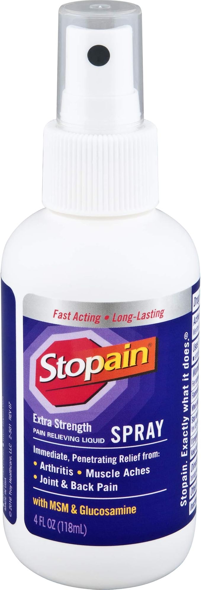 Stopain Extra Strength Pain Relief Spray 4 fl. oz Relieves