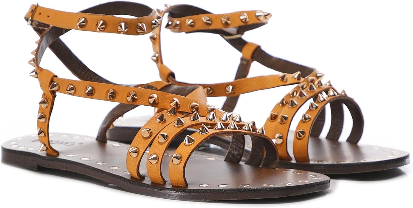 cream gladiator sandals