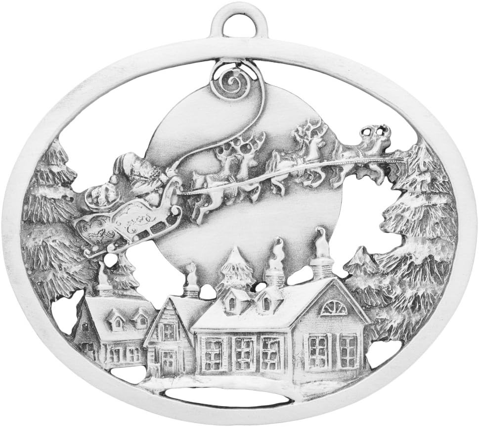 Hampshire Pewter Over The Rooftops Ornament