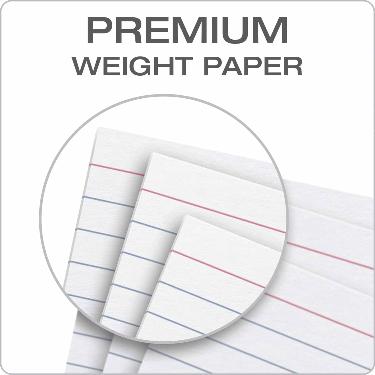 Oxford Ruled Index Cards, 3" x 5", White, 1,000 Cards (10 Packs of 100) (31): Office Products
