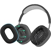 SOULWIT Sweat Ear Cover for AirPods Max - Black | Sweat Proof Silicone Cover for Gym Exercise, Easy to Clean, No Sound Quality Loss