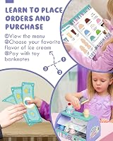 Lehoo Castle Ice Cream Toys Set for Kids 3+ Purple Brand New view 4