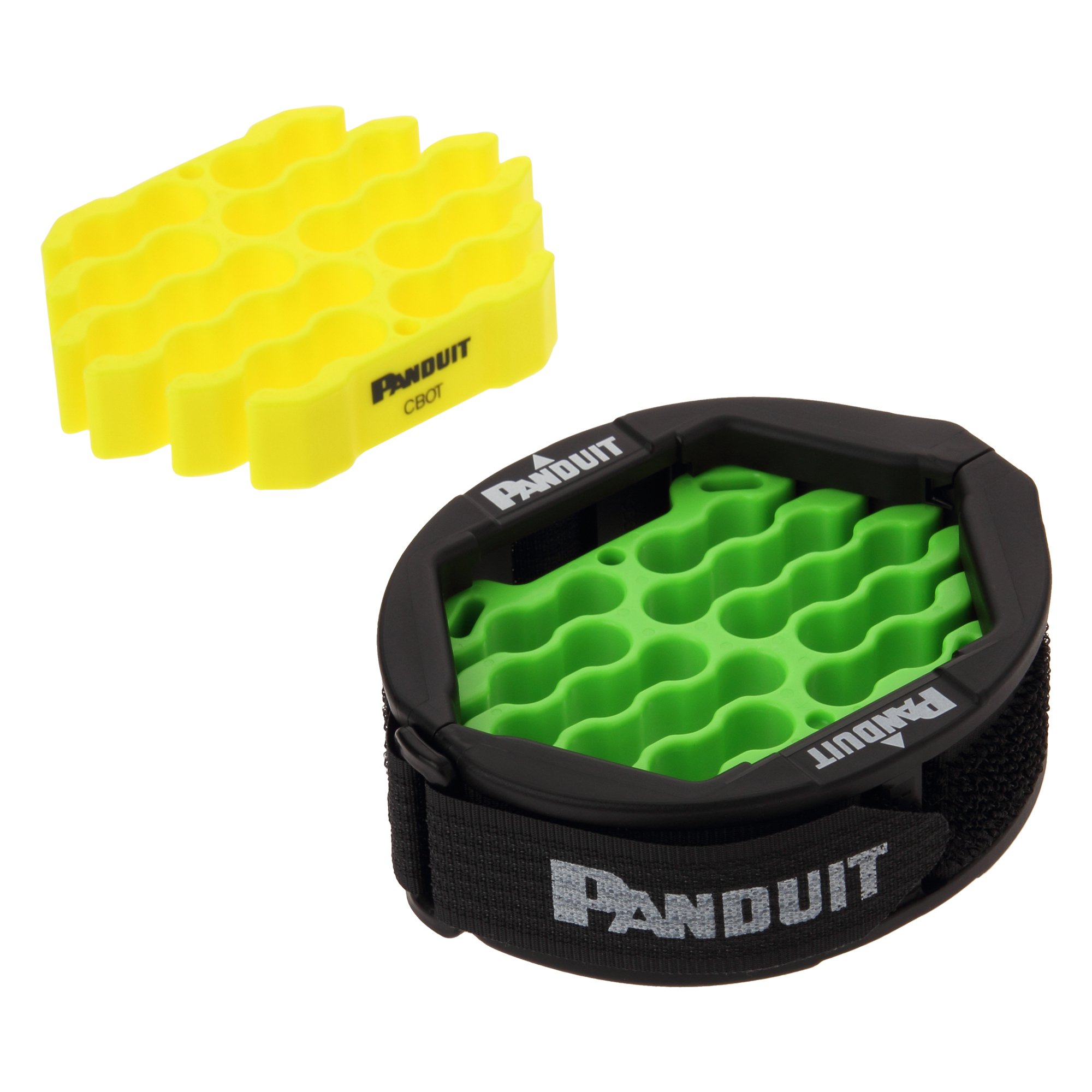 Panduit CBOT24K cable clamp - cable clamps (Black, Green, Yellow)